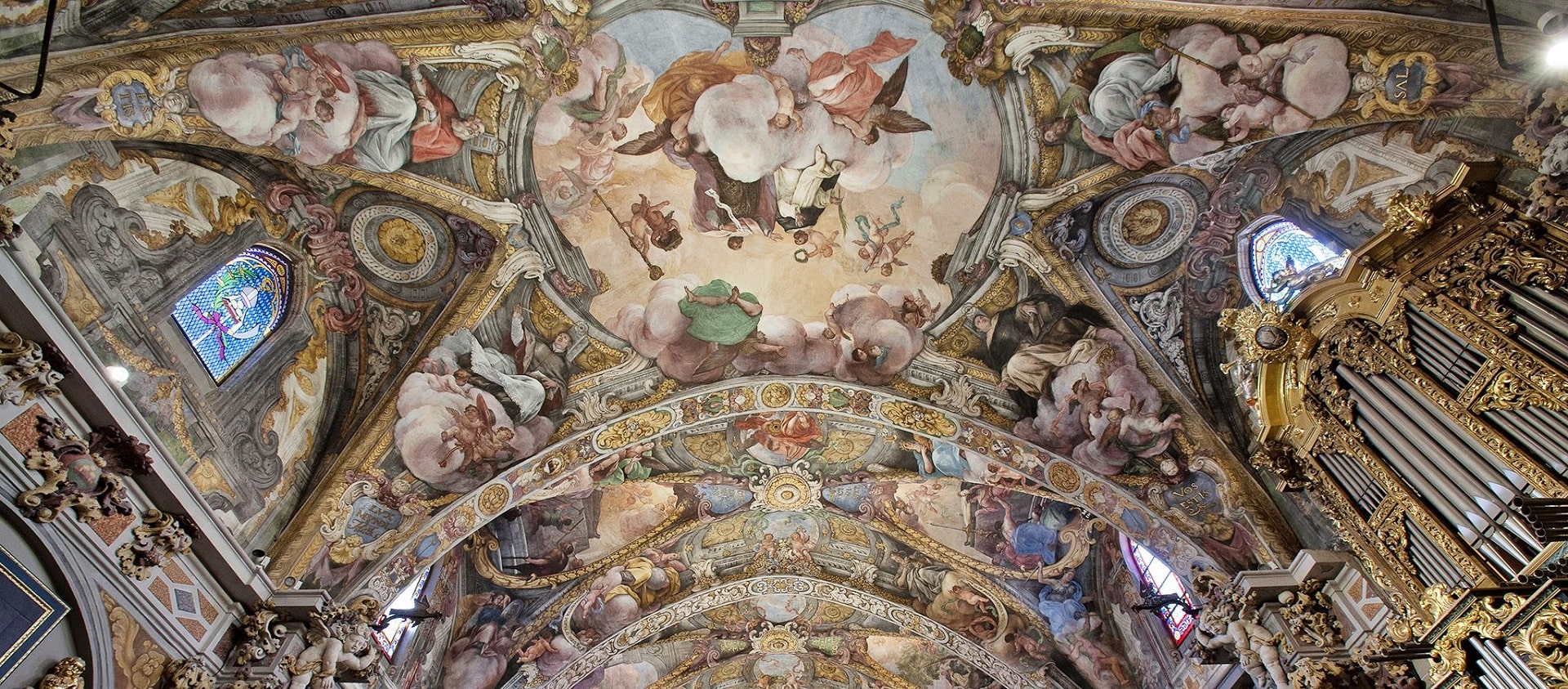 Frescos de la boveda de la iglesia de San Nicolás de Valencia